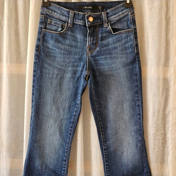📌51 J BRAND MID RISE CROP JEANS WOMEN'S SIZE 23 - Picture 7 of 11